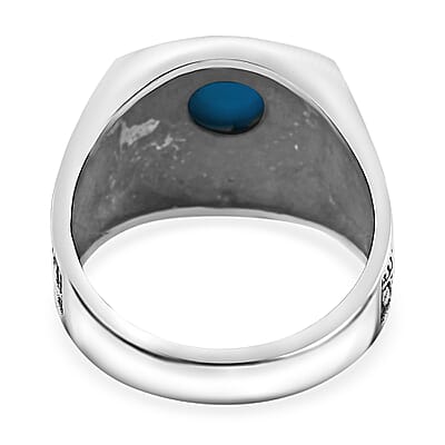 Bali Legacy Sleeping Beauty Turquoise 1.15 ctw Ring in Sterling Silver (Size 10.0) 