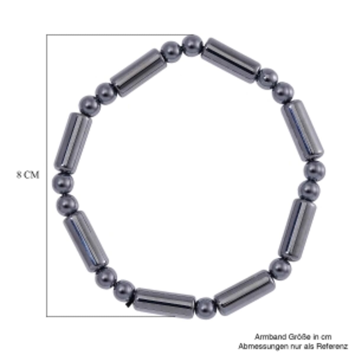 Terahertz Beaded Stretch 55.00 ctw Bracelet image number 4