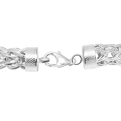 Wheat Link Necklace in Sterling Silver  (20 Inches) (40 Grams)