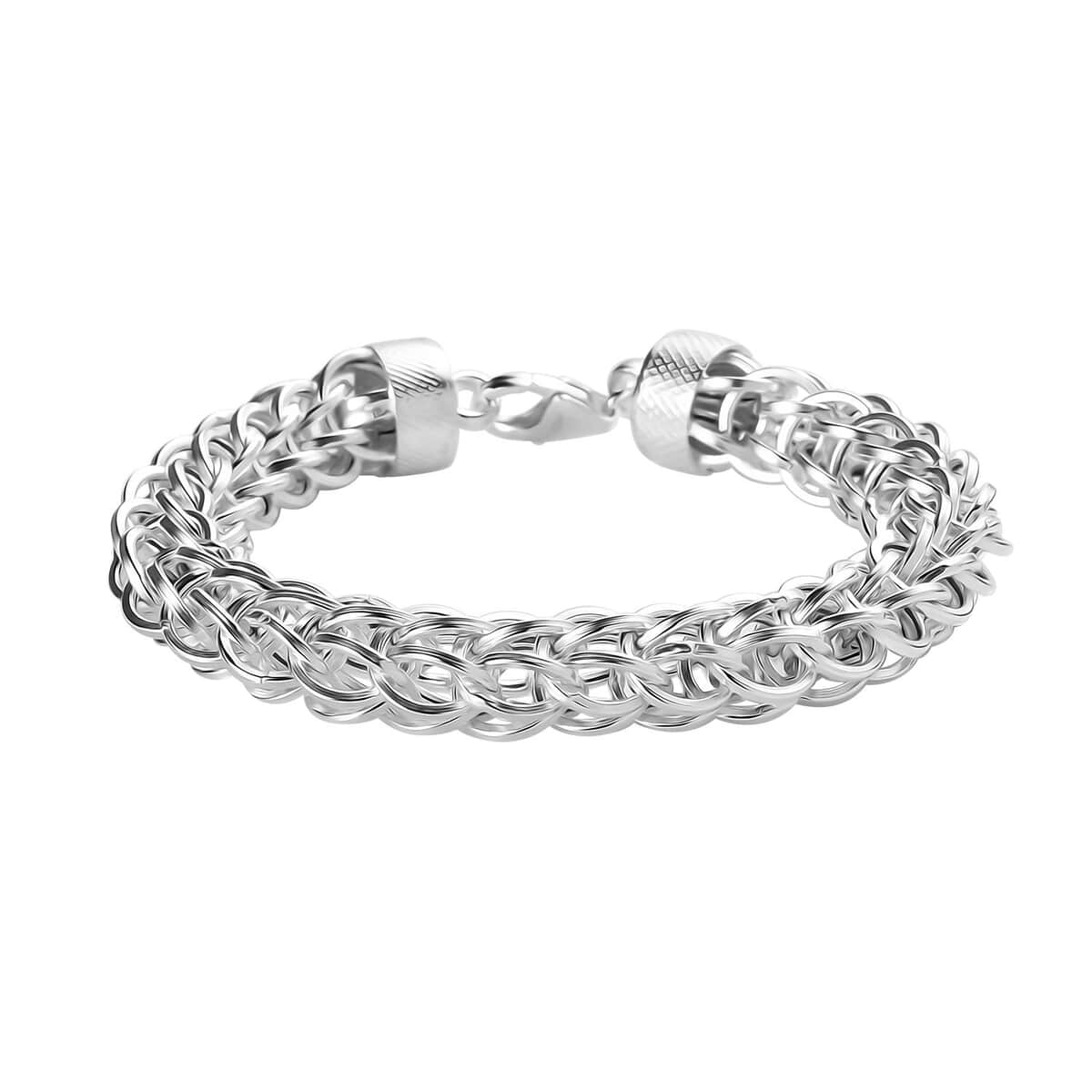 Wheat Link Bracelet in Sterling Silver (7.25 In) 15 Grams image number 0