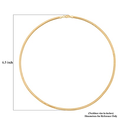 Horned Snake Chain Necklace in 14K Yellow Gold Over Sterling Silver 9.50 Grams 20 Inches