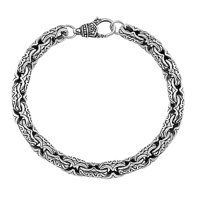 Viking Chain Bracelet in 925 Sterling Silver (7.25 In) 31.90 Grams