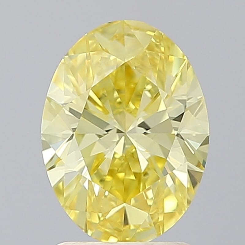 Luxuriant Lab Grown Yellow Diamond (Ovl Mix Size) 2.50 ctw