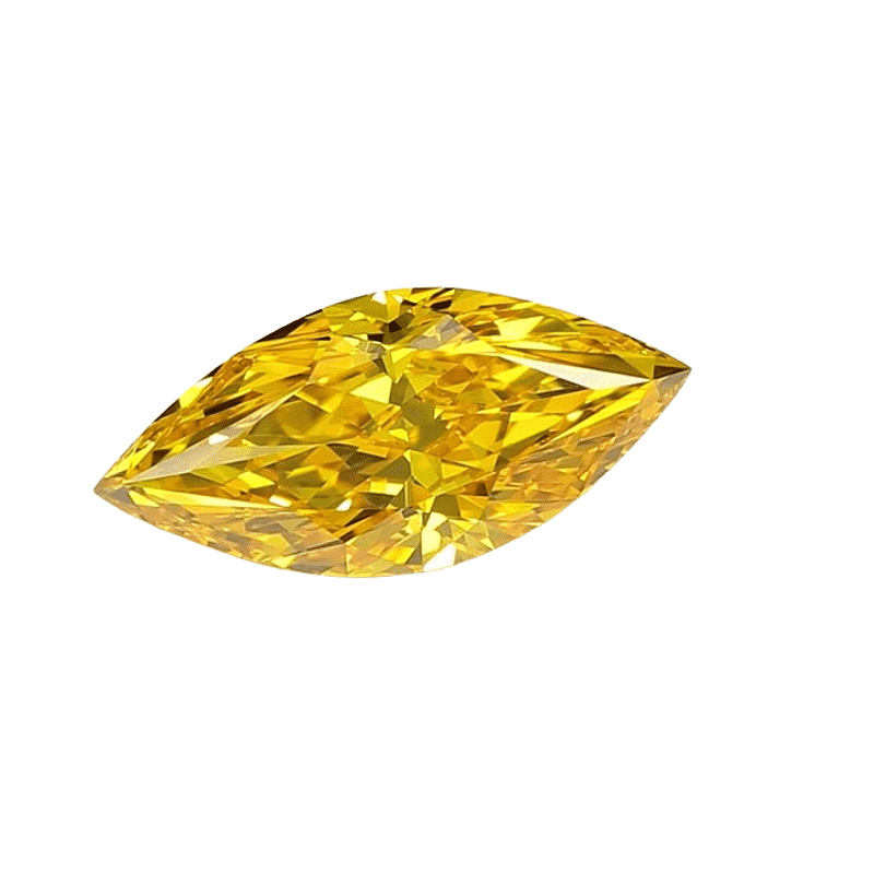 Luxuriant Lab Grown Yellow Diamond (Mrq Mix Size) 2.50 ctw