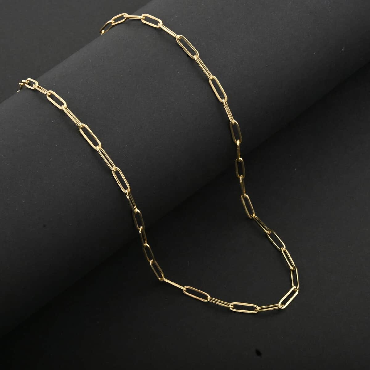 3mm Paperclip Chain Necklace in 14K Yellow Gold 2.60 Grams 16 Inches image number 1