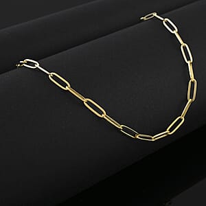 14K Yellow Gold 2.5 mm Paperclip Chain Necklace (18 Inches) (2.1 g)