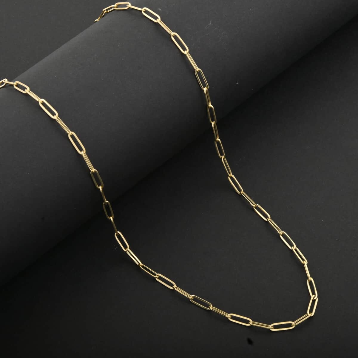 3mm Paperclip Chain Necklace in 14K Yellow Gold 3.10 Grams 20 Inches image number 1