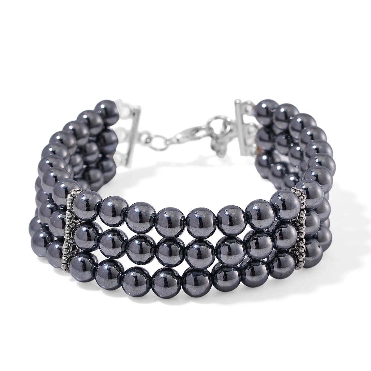 Terahertz 90.00 ctw Stretch Bracelet in Stainless Steel image number 0