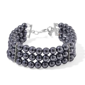 Terahertz 90.00 ctw Stretch Bracelet in Stainless Steel