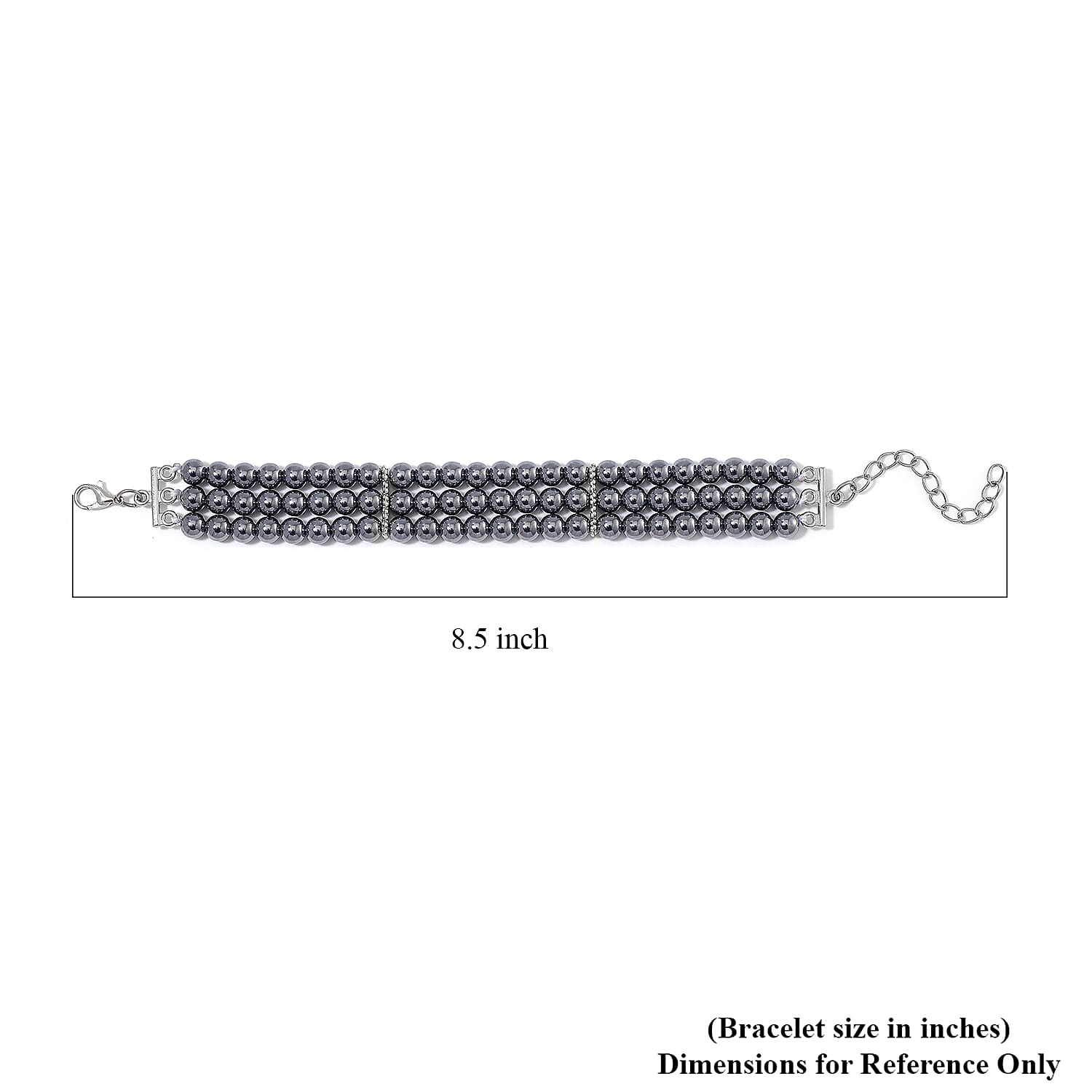 Terahertz 90.00 ctw Bracelet in Stainless Steel