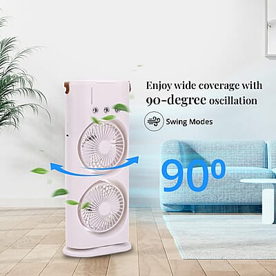 Double-ended Spray Ultra-Quiet Fan with Remote Control