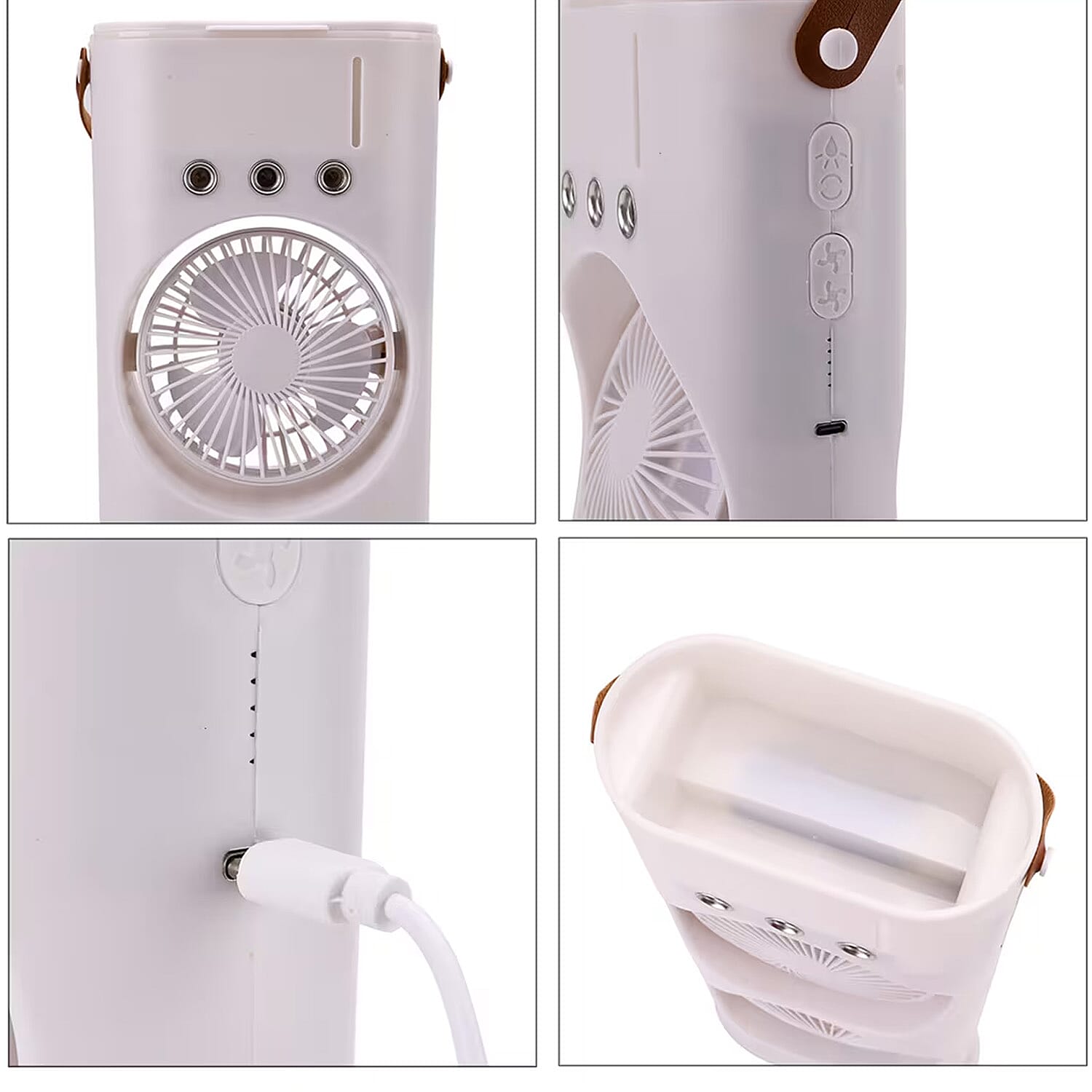 Double-ended Spray Ultra-Quiet Fan with Remote Control