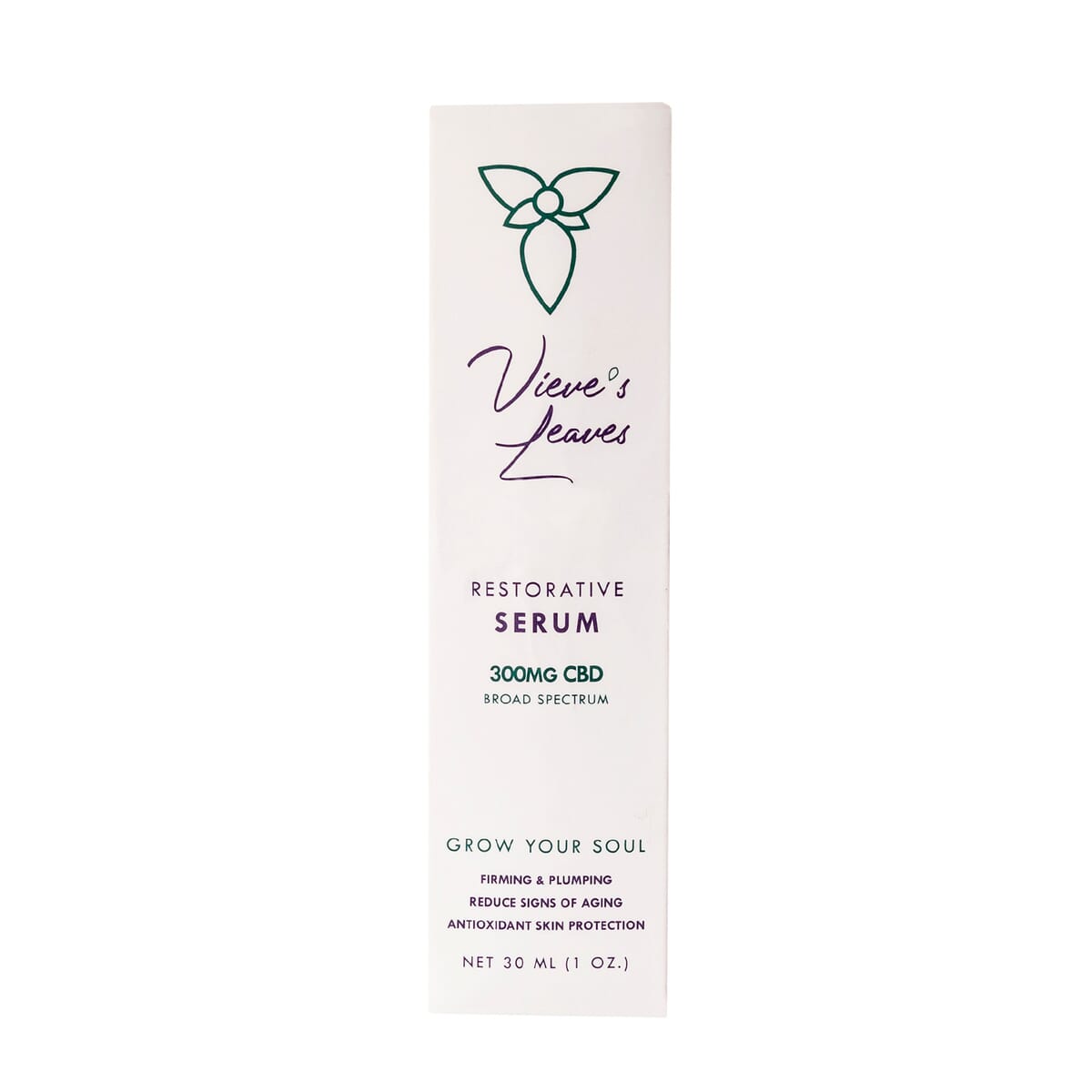 Vieve's Leaves Restorative Serum 300MG Broad Spectrum (1oz) image number 2