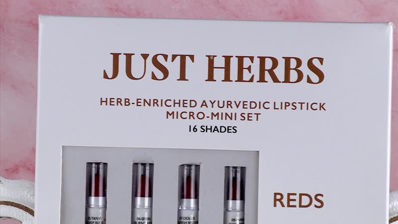 Just Herbs Herb-Enriched Ayurvedic Lipstick Micro Mini Set