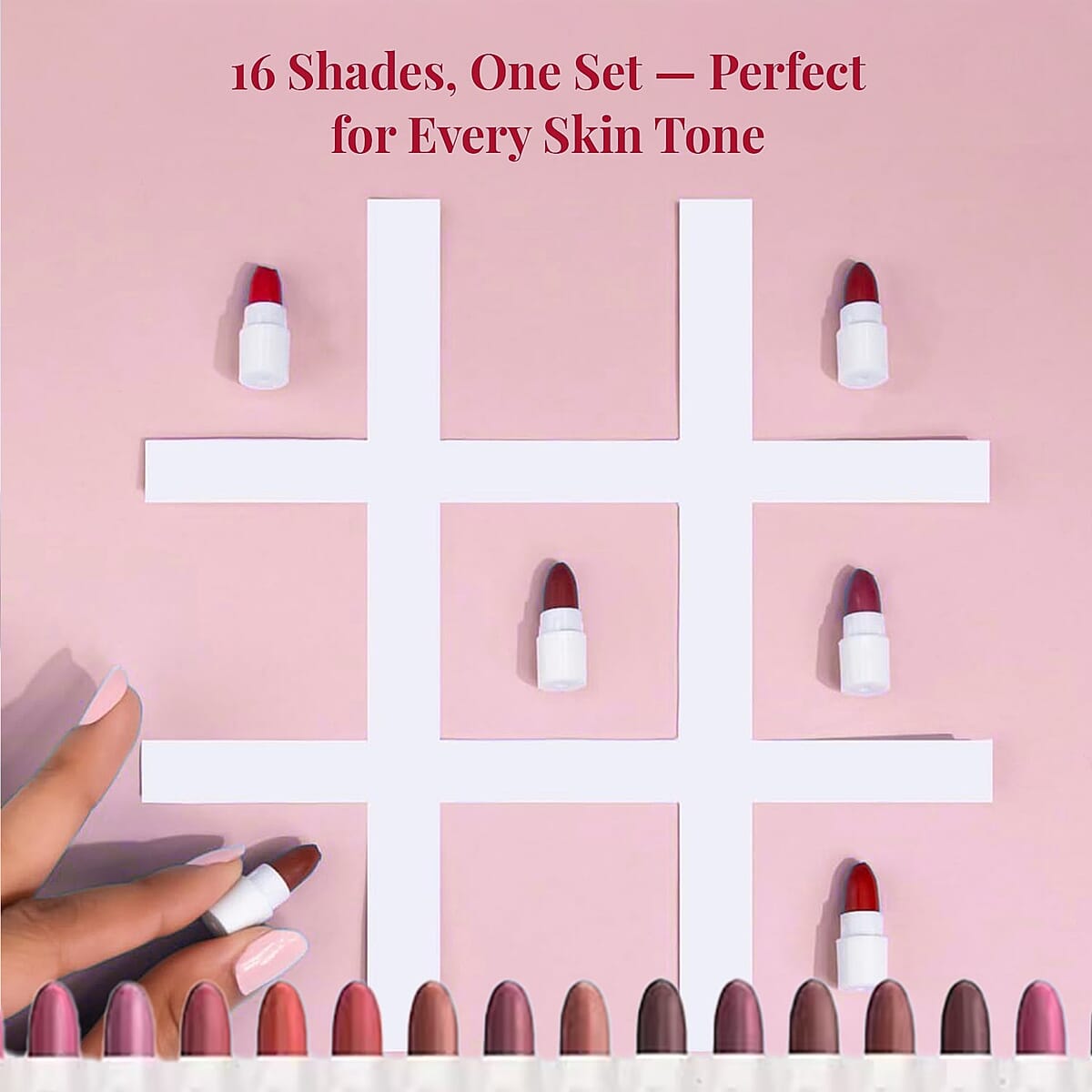 Just Herbs Herb-Enriched Ayurvedic Lipstick Micro Mini Set image number 4