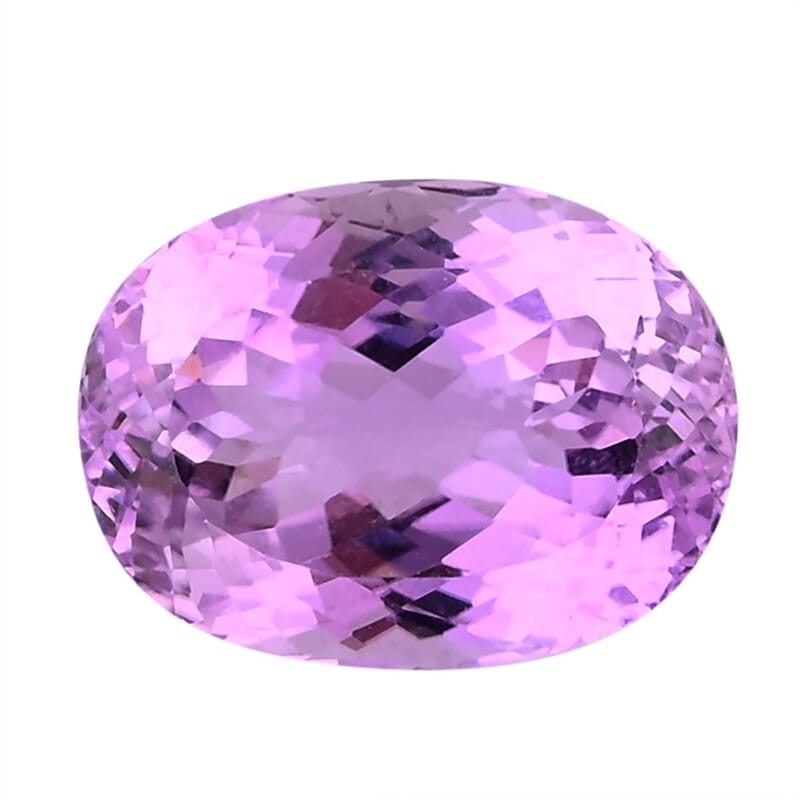 Certified and Appraised AAAA Patroke Kunzite (Oval Free Size) 12.00 ctw