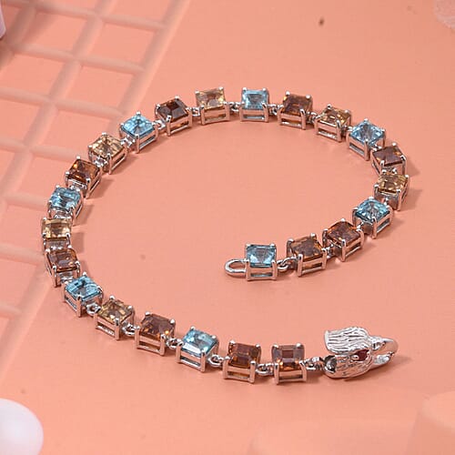 Multi Zircon & Niassa Ruby / 7.25 Inches - Product card gallery slide 2 (9432480612607)