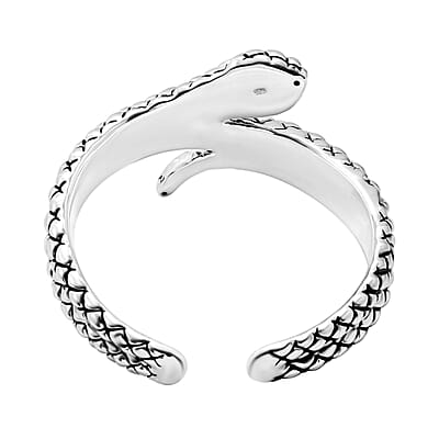 Snake Bangle Bracelet in 925 Sterling Silver (7.25 In) 31.80 Grams