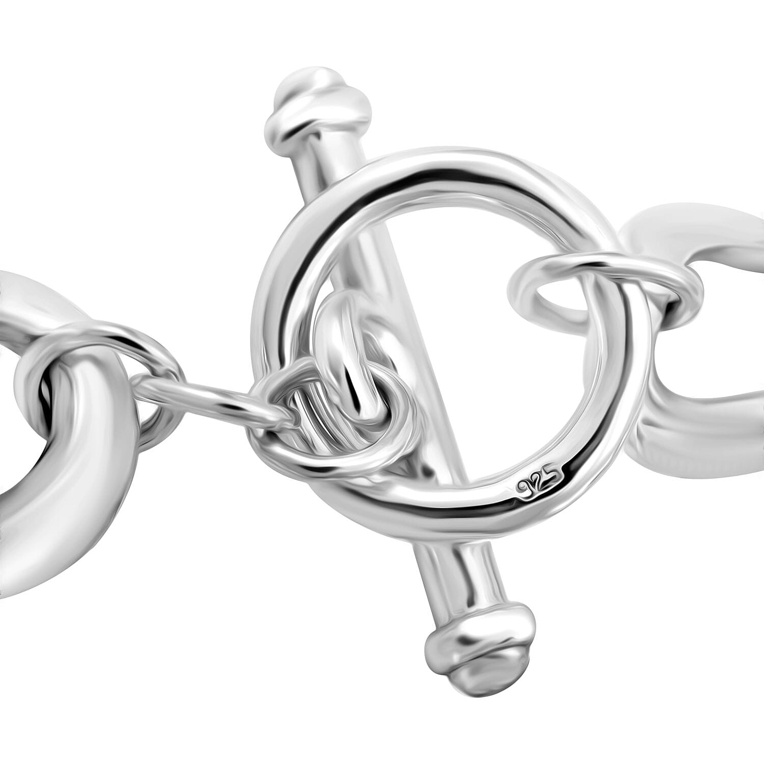 Fancy Link Bracelet in Sterling Silver (6.50 In) 15.85 Grams