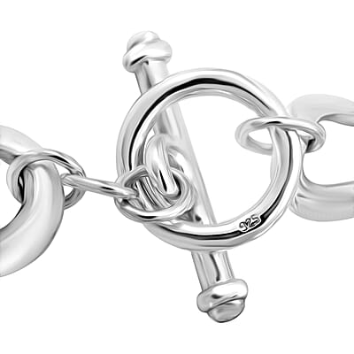 Fancy Link Bracelet in Sterling Silver (6.50 In) 15.85 Grams