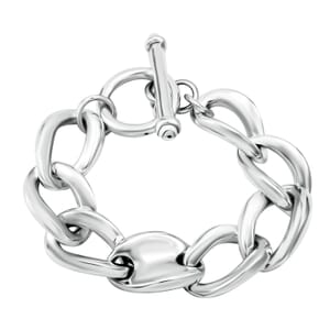 Fancy Link Bracelet in Sterling Silver (7.25 In) 19.40 Grams