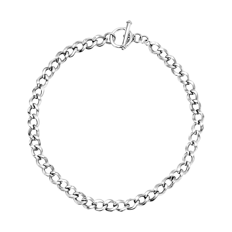 Curb Link Chain Necklace in Sterling Silver 20 Inches 34.20 Grams