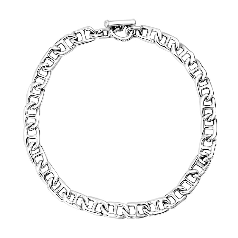 Mariner Link Chain Necklace in Sterling Silver 20 Inches 66.65 Grams