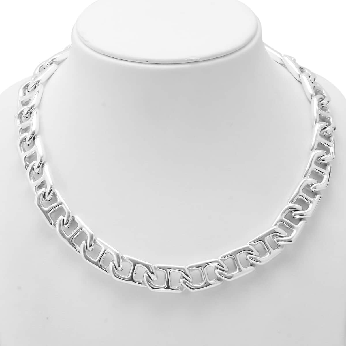 Necklace in Sterling Silver 20 Inches 66.65 Grams image number 1