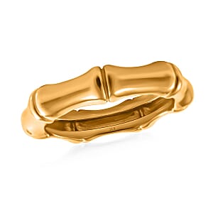 Bamboo Band Ring in 24K Yellow Gold (Size 5.0) 1.50 Grams