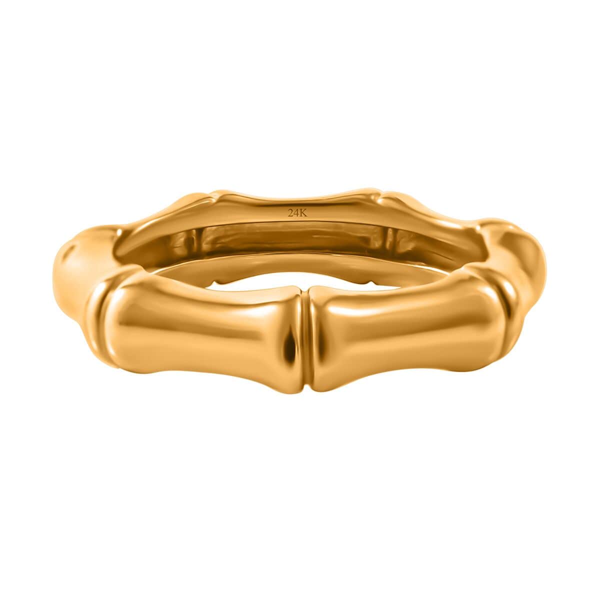 Doorbuster Bamboo Band Ring in 24K Yellow Gold (Size 8.0) 1.50 Grams image number 4