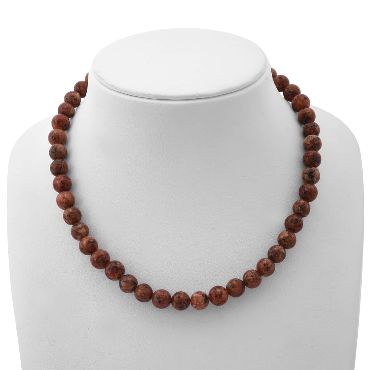 Brown Agate 250.00 ctw Beaded Necklace in Sterling Silver 18 Inches image number 2