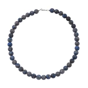 K2 Azurite 250.00 ctw Beaded Necklace in Sterling Silver 18 Inches