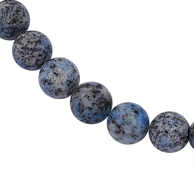 K2 Azurite 250.00 ctw Beaded Necklace in Sterling Silver 18 Inches