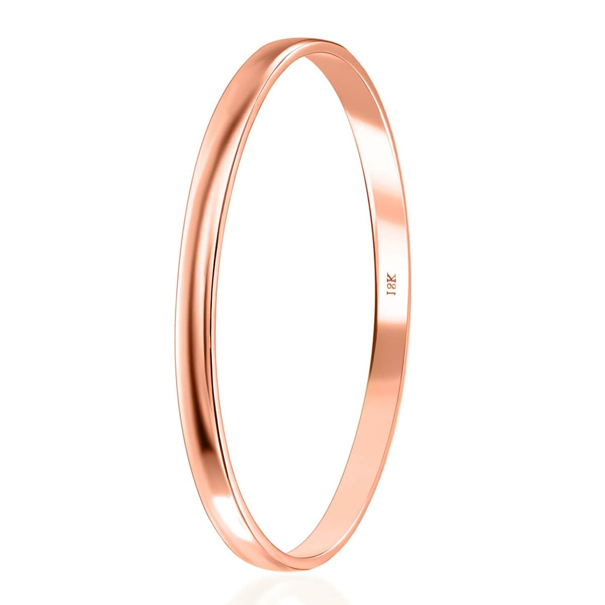 Bangle Bracelet in 18K Rose Gold (7.25 In) 23 Grams image number 3