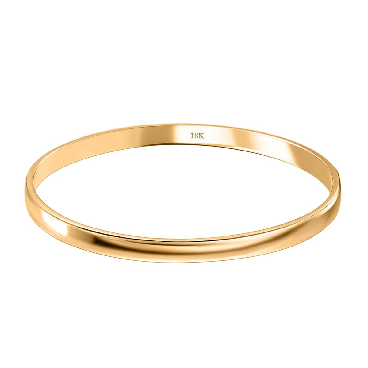 Bangle Bracelet in 18K Yellow Gold (7.25 In) 23.40 Grams image number 0