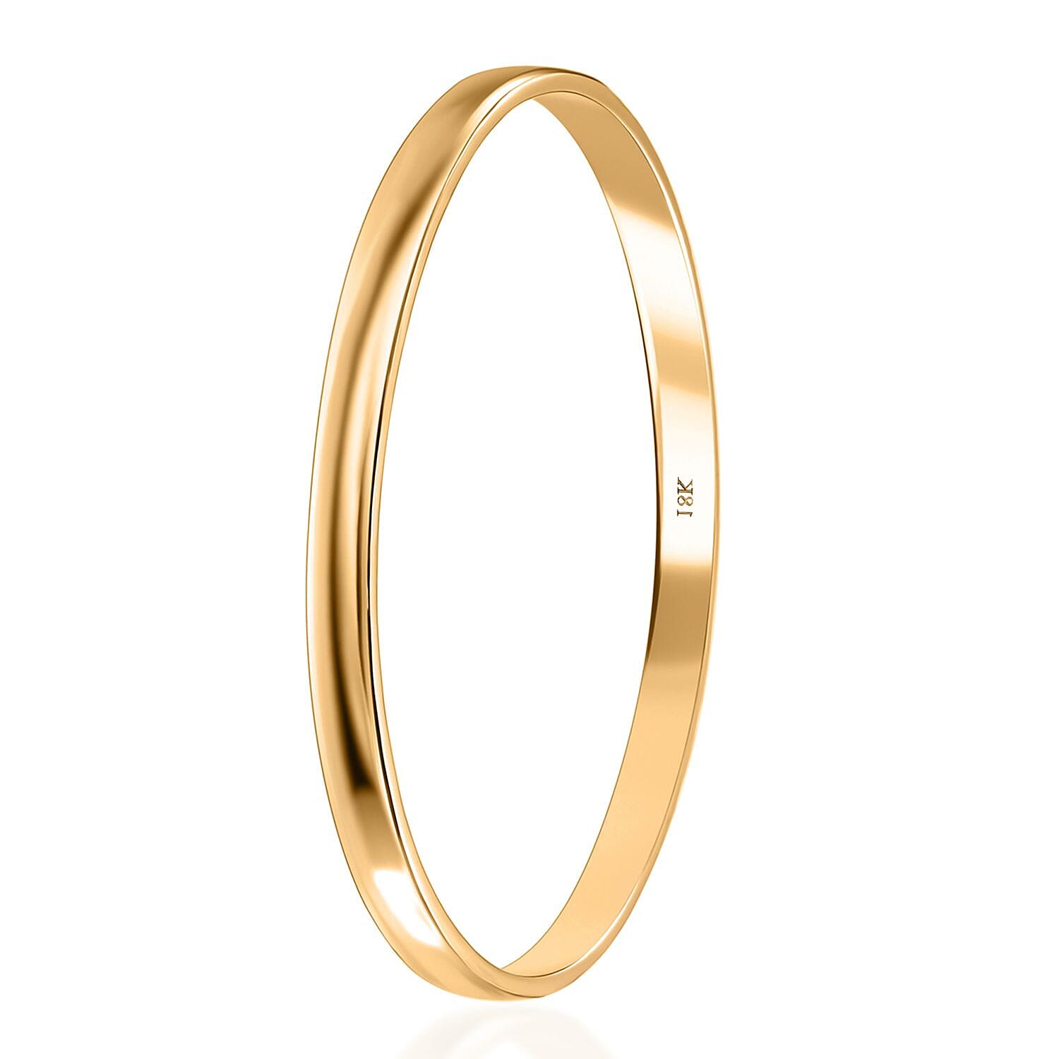 Bangle Bracelet in 18K Yellow Gold (7.25 In) 23.40 Grams