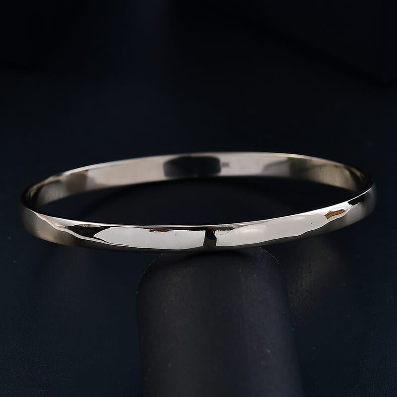 Bangle Bracelet in 18K Yellow Gold (7.25 In) 21.50 Grams