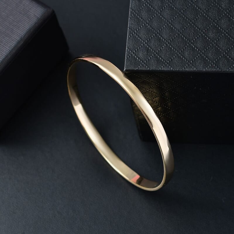 Luxoro Bangle Bracelet in 14K Yellow Gold (7.25 In) 18.60 Grams