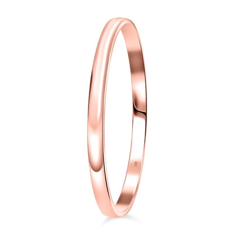 Luxoro Bangle Bracelet in 10K Yellow Gold (7.25 In) 18.50 Grams