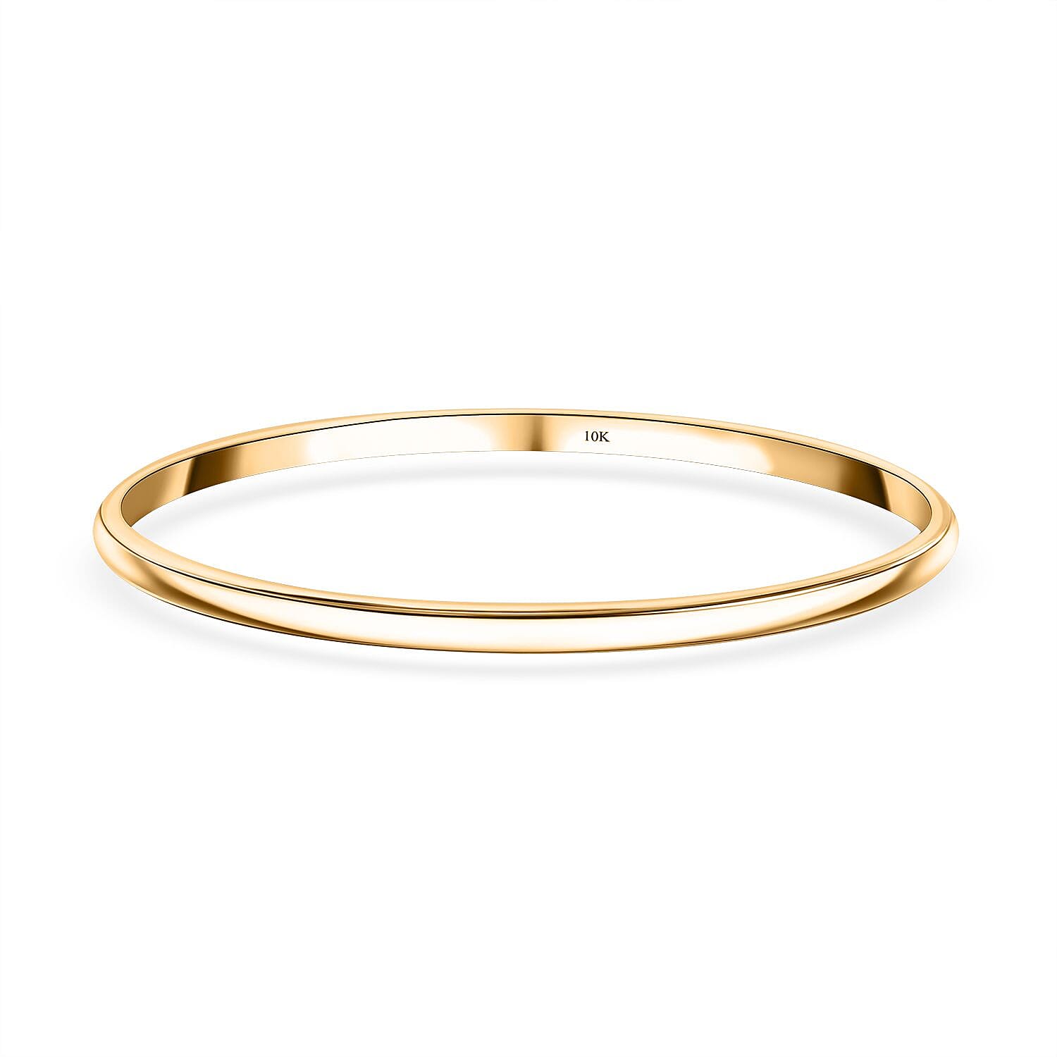 Luxoro 10K Yellow Gold Bangle Bracelet (7.25 In) 12.60 Grams