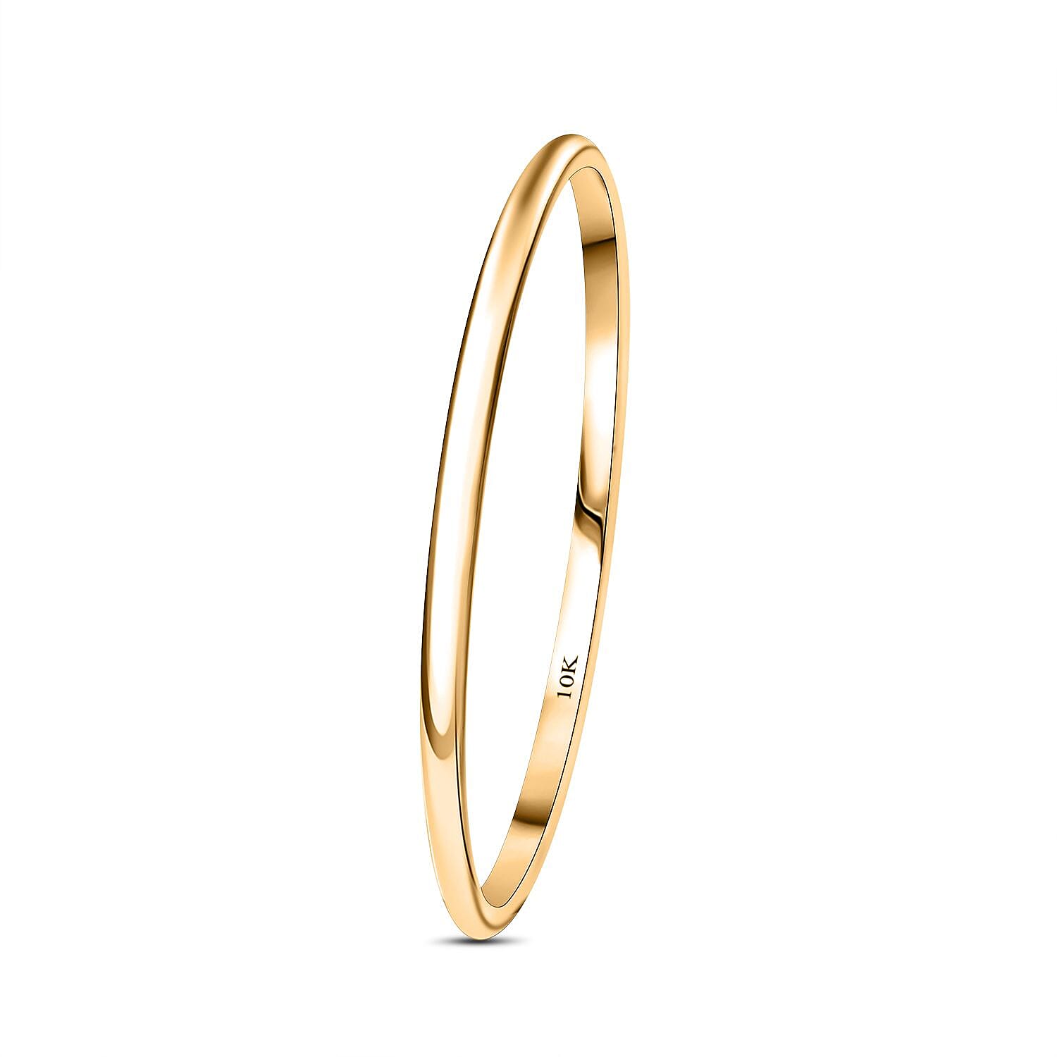 Luxoro 10K Yellow Gold Bangle Bracelet (7.25 In) 12.60 Grams