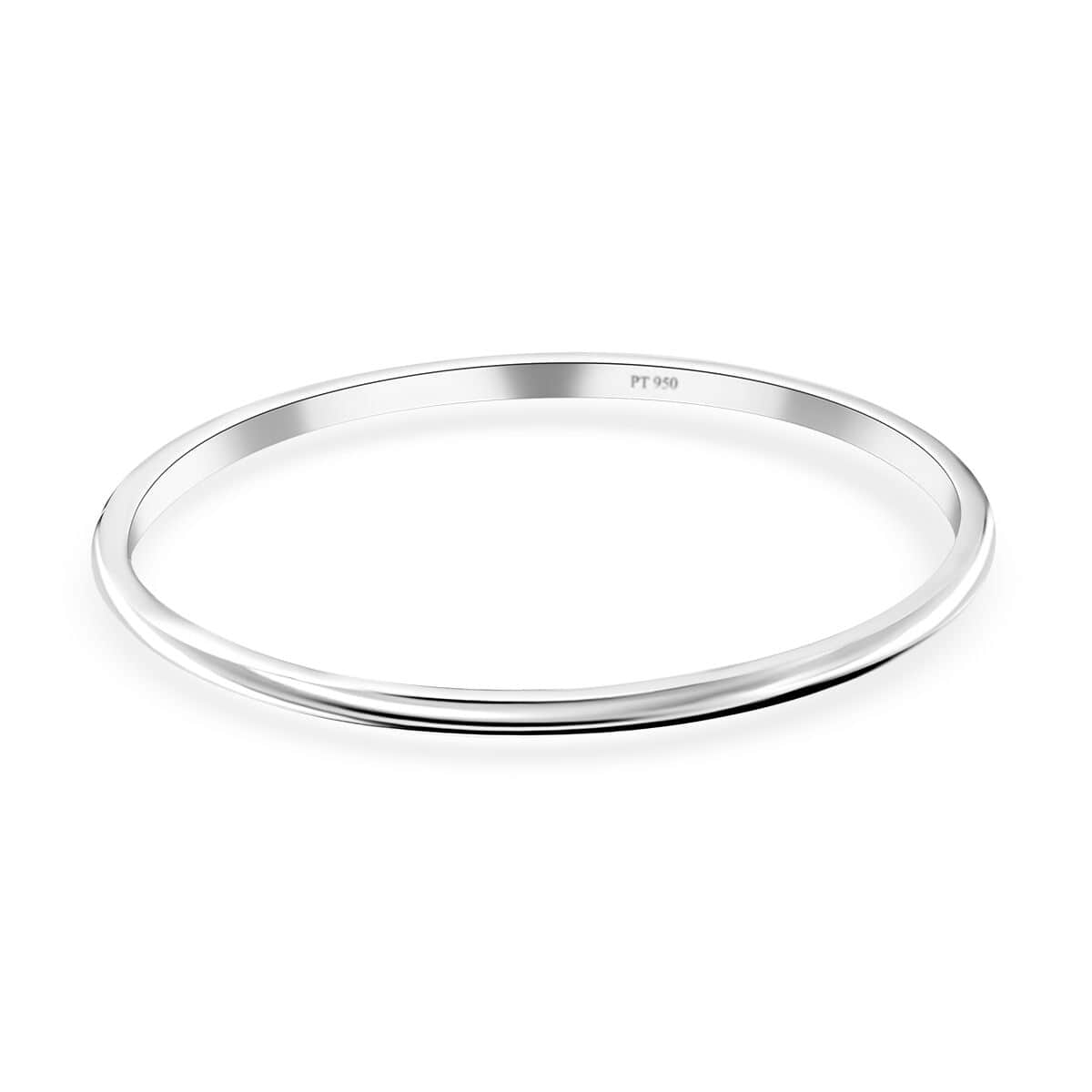 950 Platinum Bangle Bracelet (7.25 In) 20.85 Grams image number 3