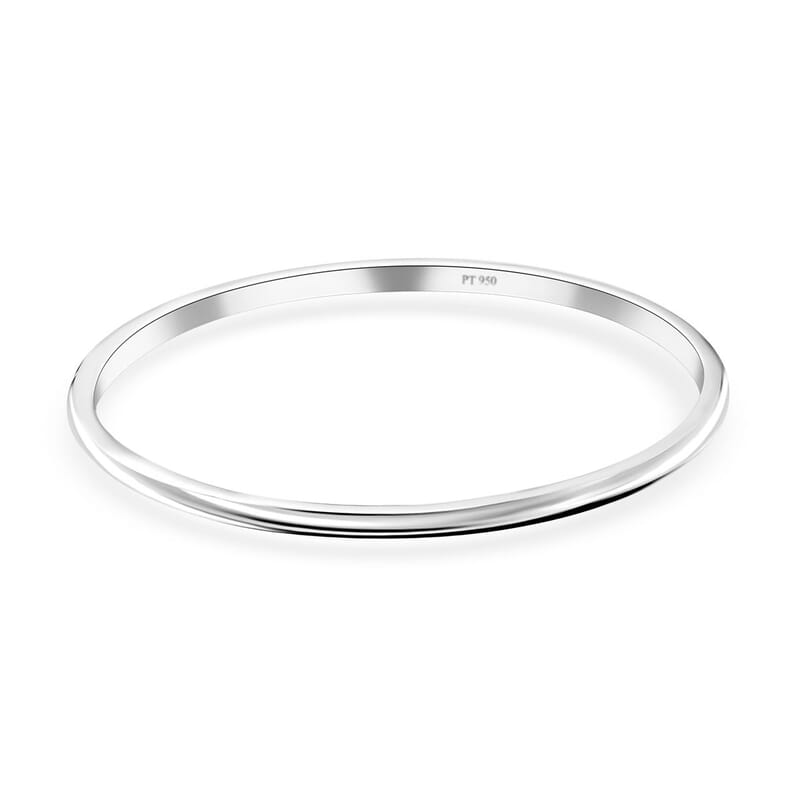 950 Platinum Bangle Bracelet (7.25 In) 20.85 Grams