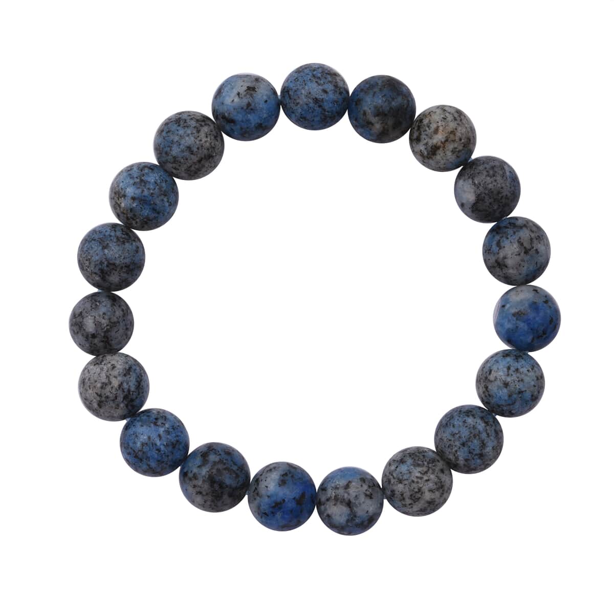 K2 Azurite 100.00 ctw Beaded Stretch Bracelet image number 0