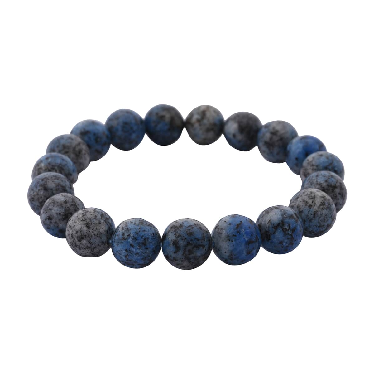 K2 Azurite 100.00 ctw Beaded Stretch Bracelet image number 2