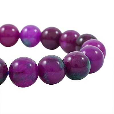 Multi Color Quartz Beaded Beaded Stretch Bracelet 175.00 ctw