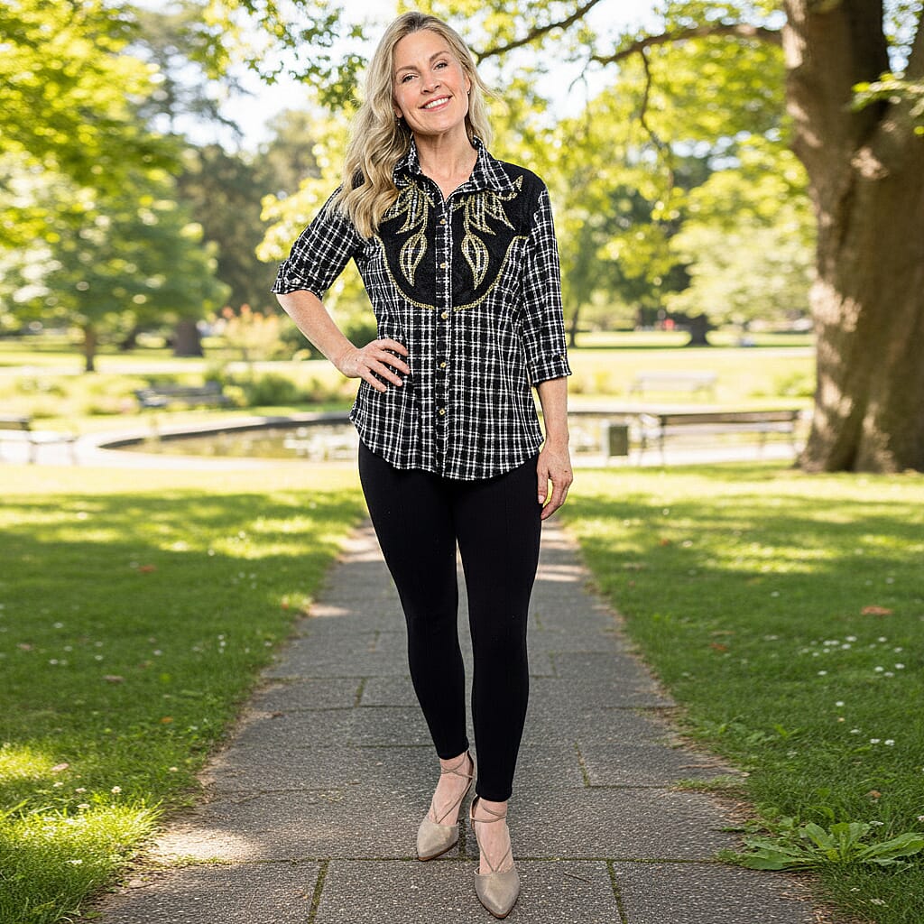 Black Plaid / S/M - Product card gallery slide 2 (9432483922175)
