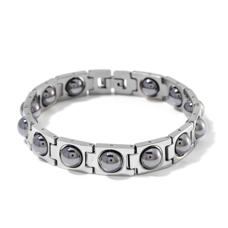 Terahertz 7-9mm 15.00 ctw Bracelet in Stainless Steel (7.00 In)