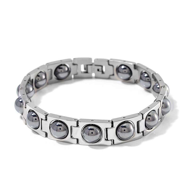Terahertz 7-9mm 15.00 ctw Bracelet in Stainless Steel (7.00 In)