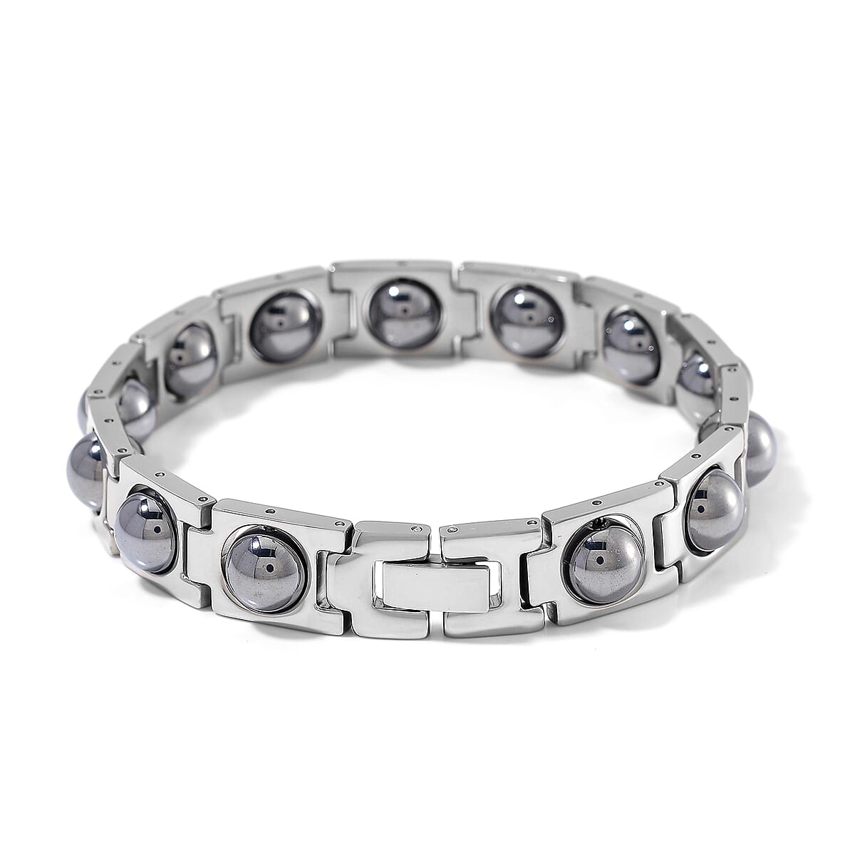 Terahertz 7-9mm 15.00 ctw Bracelet in Stainless Steel (7.00 In) image number 2